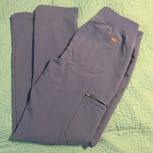 Figs Technical Collection Scrub Pants in ceil blue small